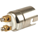 Lampenfassung, 2 polig, MetallSchraubanschlüsse, Durchmesser 17mm, Sockelausführung BA15d Herth + Buss 85785103