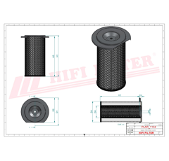 Filtre à air adaptable HIFI FILTER SA17785