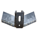 Aileron de déchaumeur avec plaquettes carbure et rechargement 300 mmTOUTES MARQUES adaptable