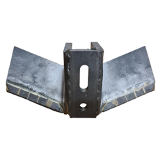 Aileron de déchaumeur avec plaquettes carbure et rechargement 300 mmTOUTES MARQUES adaptable