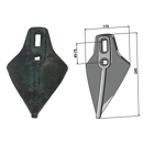 Gänsefußschar, 170 mm GFS17044575 