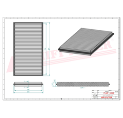 Filtre à air adaptable HIFI FILTER SC90109