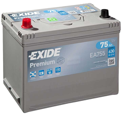 Batterie 12 V 75 AH EA755 Exide