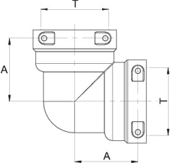 Raccord coudé T7 Femelle - ARAG adaptable