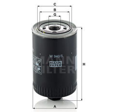 MANN-Filter Ölfilter W 940/5
