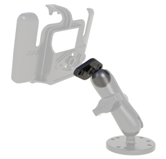 Boule Ø 2,54 cm sur platine losange | RAM