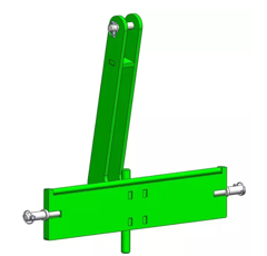 Triangle porte masses jerrican John-Deere CAT-2