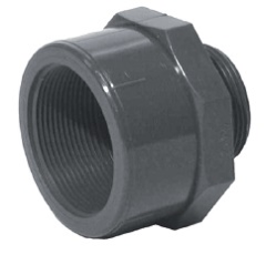 Réduction fileté femelle / mâle plastique adaptable