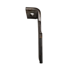 Dent de herse rotative Droite 3 plaquettes carbure, fixation rapide RABEWERK 8437.77.01 adaptable