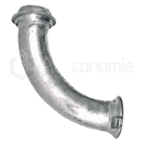 Coude 90° Ø 100 mm adaptable