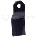 Gedrehtes Messer 220x80mm - rechte Ausführung - Röll Nachbau