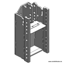 Lagerbock HVLB,W= 330 S32, Case D-06, AGCO-Grau  