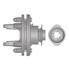 Reibscheibenkupplung BF1RRDB0438090B- 1 3/8" Z6 Benzi
