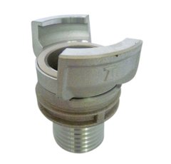 Raccord cannelé à verrou douille réduite en aluminium DN 80/DR 80