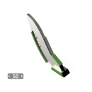 Pointe pour fissurateur avec plaquettes carbure et rechargement GRÉGOIRE BESSON adaptable