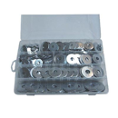 Coffret de 425 rondelles assorties extra larges zinguées Ø 5 à 14 mm