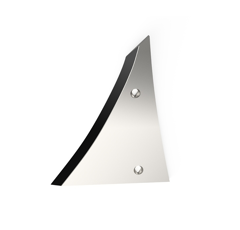 Étrave Gauche 3 trous carbure pour charrue KUHN HUARD 619129 adaptable