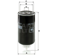 MANN  Kraftstoffwechselfilter WK7244
