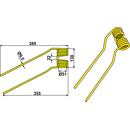 Dent de fenaison gauche pour faneuse NIEMEYER 600061 adaptable - BlackSteel©