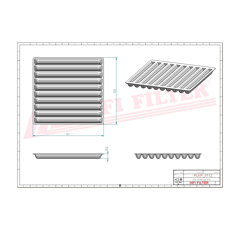 Filtre à air adaptable HIFI FILTER SC80046KIT
