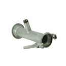 Té mâle / femelle 100 mm galva sphérique