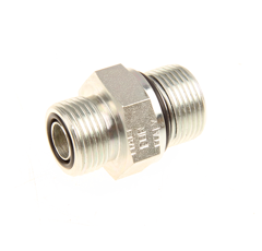 Doppelnippel flachdichtend ORFS-GE 13/16-16xM22x1.5    