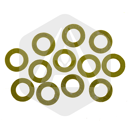 Rondelle par 12 pour MASSEY FERGUSON 1753751M1 adaptable