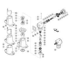 Ecrou faucheuse à disques KUHN 80201055 origine