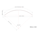 Garde boue pour tracteur DUNLOFLEX E3200 adaptable (Vendu par 2)