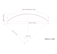Garde boue pour tracteur DUNLOFLEX E3200 adaptable (Vendu par 2)