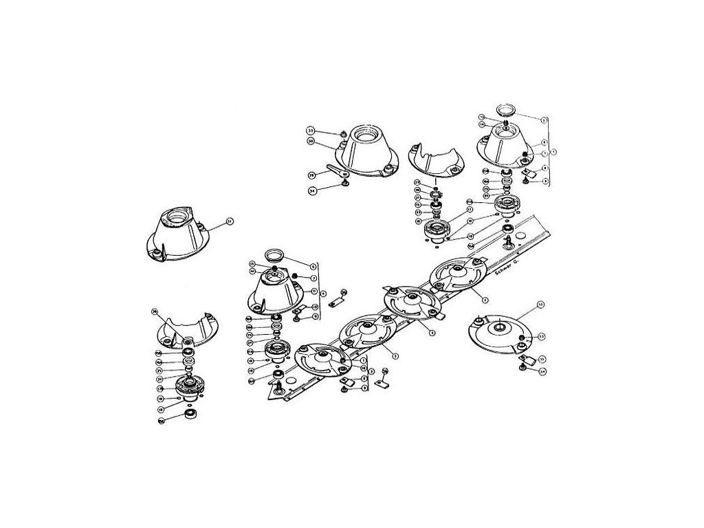 Faucheuse Kuhn Gmd 44 Boulon De Couteau