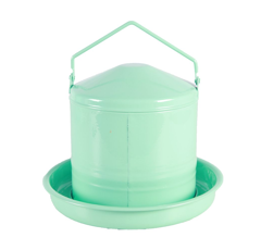 Abreuvoir poule / volailles métal en tôle émaillé 3 L - 4 poules CHICK'A