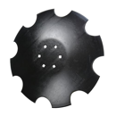 Tellerscheibe gewölbt und gezahnt Ø 460 mm für Egge KUHN H2206710 - Nachbau