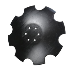 Disque crénelé ∅460x5 pour déchaumeur KUHN H2206710 adaptable - Blacksteel©