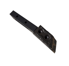 Barre avec pointe Gauche boulonnée, plaquettes carbure et rechargement MICHEL adaptable