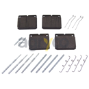 Jeu de plaquettes de frein4 pcs pour téléscopique JCB 477/01002 adaptable