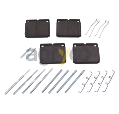 Jeu de plaquettes de frein4 pcs pour téléscopique JCB 477/01002 adaptable