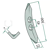Soc "Ripper" 300 mm pour semoir VÄDERSTAD - SAPHIR 421488 - 504009 adaptable
