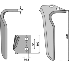 Kreiseleggenzinken - rechts RHFRN01R RH  Frandent