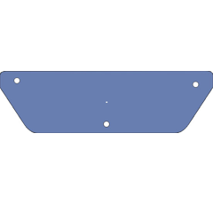 Vitre arrière pour tracteur MASSEY FERGUSSON 3476137M1 adaptable