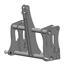 Interface d'accroche pour relevage 3pts 3 PTS CAT 2/GIANT TENDO adaptable