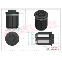 Filtre à urée adaptable HIFI FILTER KD70322