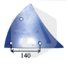 Etrave droite pour charrue LEMKEN 3451004 adaptable