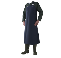 Tablier de laiterie bleu - 90 x 115 cm