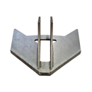 Aileron de déchaumeur avec plaquettes carbure KVERNELAND A133204701 adaptable