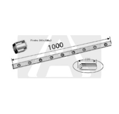 Porte dents 1000 mm adaptable