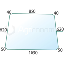 Vitre arrière pour machine agricole RENAULT 7701350149 adaptable