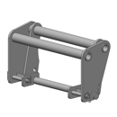 Interface d'accroche pour chargeur télescopique MANITOU adaptable