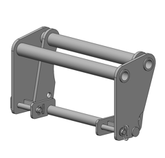 Interface d'accroche pour chargeur télescopique MANITOU adaptable