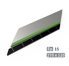 Mise Gauche à souder carbure et rechargement TOUTES MARQUES 270x110 mm adaptable